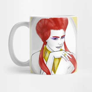 Aries Zodiac Sign Art Mug